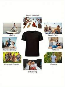 I'm A Caregiver, I Can't Guarantee It - Nurse/Caregiver T-Shirt, Crew Neck, Ultra Soft And Breathable, 100% Cotton, Thanksgiving And Christmas Gift For Men, Women, Parents, Dads, Moms, Friends. - 黑色 - 查看 5