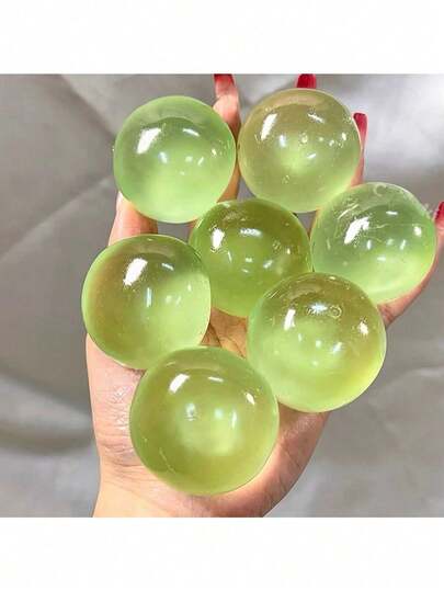 1个可爱蓝色椰子球，圆形麦芽质感，适合办公室和家庭娱乐，价格实惠的新款Needohe减压玩具 - Nedo，Noodoh Squishies，Needo风格，挤压感官玩具，慢回弹减压球，生日、圣诞节、节日的完美礼物