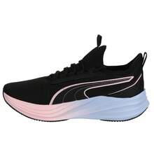 Women's Puma Darter Pro 2 LS Faded MS Wns Black-Pink-Tropic (313936 01) - Black - View 3