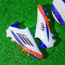 Lightweight FG Soccer Cleats For Men, Women & Youth, Breathable Outdoor Soccer Shoes For Training & Matches - White Orange - FG - View 10
