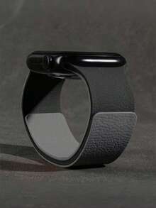 1条男女通用荔枝纹硅胶磁吸表带，兼容，适用于42mm、38mm、40mm、41mm、44mm、45mm、46mm、49mm尺寸，时尚智能手表替换表带，适用于Series Ultra2、Ultra SE2、SE 11、10、9、8、7、6、5、4、3、2、1 - 彩色 - 查看 5