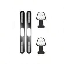 Bộ 2 miếng lưới chống bụi kim loại + 2 nút chống bụi chống mất màu đen (Combo), tương thích với iPhone 17PRO/17PROMAX/16PRO/15PRO và các mẫu khác, dùng để bảo vệ cổng sạc khỏi bụi bẩn - màu đen - Xem 10