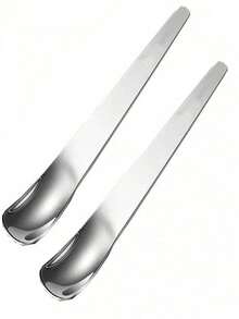 1/2/3pcs Stainless Steel Flat Coffee Spoons, Suitable For Desserts, Small Coffee Spoons, Coffee Stirring Spoons, Bar Spoons, Home Tableware, Suitable For Home, Restaurant, Coffee Shop, Party - View 11