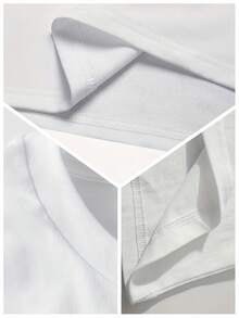 1 pieza de camiseta básica de etiqueta para mujer - camiseta blanca de activista de justicia social, top retro liberal de los 90s, declaración audaz, ropa política casual suave y pura para el día a día, adecuada para actividades de feminismo y caridad, estilo bohemio, impresión de alta calidad, diseño vintage, material duradero de 180g 100% algodón. - Negro - Ver 8