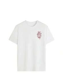 Camiseta Holgada de Fe Cristiana para Mujer, Camiseta Cómoda y Elástica de Cuello Redondo con Estampado de Corazón Anatómico y Escritura de "Ezequiel 36:26", Ropa Urbana Religiosa Viral de Estética INS, Adecuada para Iglesia, Estudio Bíblico, Compañión Juvenil y Devoción Diaria, Color Negro Casual - Blanco - Ver 3