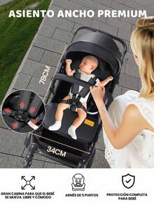 Baby Strollers - Black - View 5