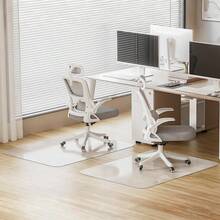 Office Chair Cushion, Suitable For Floors, Chair Cushions, Floor Protection Mats, Suitable For Home Office Floor Mats - Not Suitable For Carpets - 2PCS-90*120cm for Hard Floor - View 1