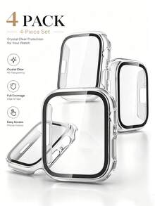 BOLLYMORE Set Pelindung Layar Fleksibel 3 Buah untuk Apple Watch Series 11/SE 3/Ultra 3/ 38 / 41 / 40 / 44, Termasuk Film TPU Lembut, Kartu Pengikis, dan Alat Pembersih, Anti Gelembung, Cocok untuk Perlindungan Saat Berolahraga/Perjalanan (Tahan Gores 3H + Lapisan Anti Sidik Jari) - 4 buah kotak - View 22