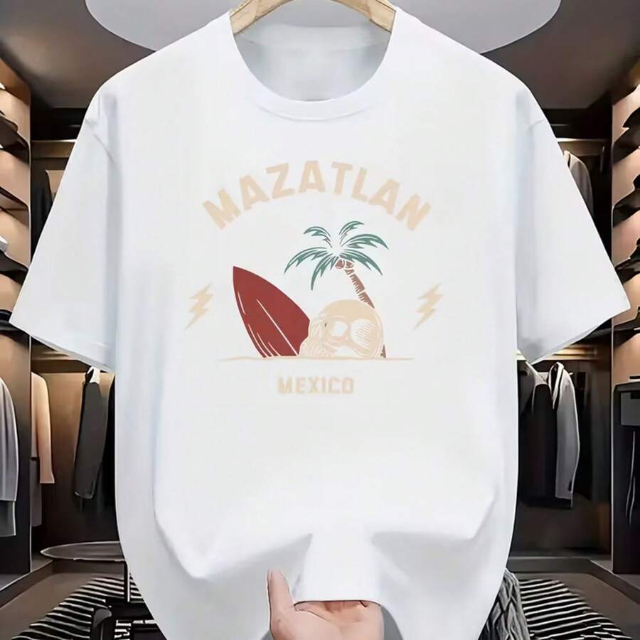 Printed T-Shirt For Men And Women - Putih - View 1