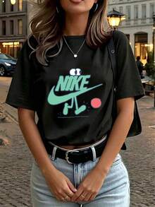 Women T-Shirts - Black - View 4