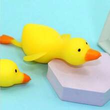 1pc Viral Duck Squishy Toy Stress Relief Squeeze Toy Flour Ball Texture Slow Rebound Decompression Toy Soft Flexible Touch Portable Relaxing Fidget Toy Creative Cartoon Design Anxiety Relief Toy For Daily Leisure Office Desk Decor Bag Pendant Ornament Party Favor Holiday Gift Birthday Gift Small Gift For Friends Classmates Colleagues - Nhiều màu - Xem 5