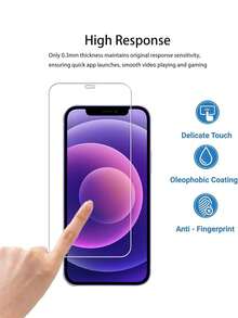 5pcs - Tempered Glass Screen Protector For IPhone 17/15/16/14/11/12/13 Pro Max, High Definition Tempered Glass, Compatible With IPhone XS Max/XR/X/15/7/8 Plus/SE/16e, Birthday Gift, Transparent Phone Screen Protector For Family And Friends, Phone Accessories - Clear - View 7