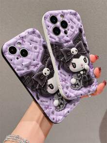 This Sanrio Hello Kitty Phone Case Features A Cute And Playful Anime-Themed Design That Is Simple Yet Stylish, Offering A Smooth And Delicate Tactile Feel. It Incorporates A 2D Wave-Patterned Texture, Exuding A Crystal-Clear Aesthetic Of Pure Beauty, And Is Meticulously Crafted From High-Quality, Visually Striking TPU Material. Furthermore, The Interior Of The Case Features A Built-In Protective Structure Specifically Designed To  The Camera, Making It An Ideal Choice For Female Users. This Case Is Compatible With The  17, 16, 15, 14, 13, 12, And 11 Series Models (Including Mini, Pro, Max, And Pro Plus Versions). Whether For Family Or Friends, It Makes For A Perfect Gift. Keywords: Cute Phone Case, Kuromi Phone Case,  Design, My Melody Phone Case, Slim And Durable.  17 Pro Max Phone Case. - 黑色 - 查看 5