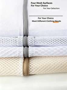 Large Size Laundry Bag, Household Bedding Washing Bag, Machine Washable, Anti-Deformation, Anti-Entanglement, Convenient And Durable, Reusable - Multicolor - View 10