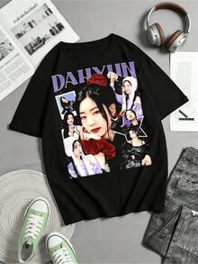 Dahyun Retro Twice T-Shirt, Twice Four Is T-Shirt, My Strategy T-Shirt, Twice Ready To Be World Tour T-Shirt, Twice Members Sweater - Black - View 6