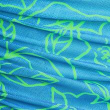 Women's Floral Printed Strapless Drawstring Waist Dress - Azul y blanco - Ver 8