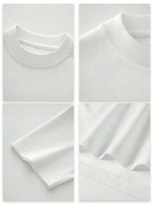 Casual T-Shirt Women's T-Shirts 100% Cotton Durable - 白色 - 查看 3