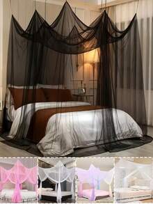Mosquito Net, Outdoor Garden Mosquito Net, Yard Tent, Four-Door Mosquito Net, Palace Style Princess Mosquito Net, Bed Cover, Four-Door Suitable For 1.8m Bed, Suitable For Room Decoration, Suitable For Large Bed, Double Bed - Square Mosquito Net - View 10