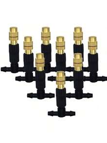 Automatic Drip Irrigation Kit (Garden Version) - 4/7mm, Equipped With Brass Mist Nozzle, Suitable For Lawn, Potted Plants And Greenhouse, Lawn Automatic Drip Irrigation System, Potted Plants Greenhouse - Multicolor - View 5