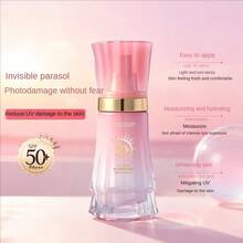 50g Crema solar ligera y transpirable, blanqueadora, hidratante, iluminadora, FPS50+ PA+++ - rosa y blanco - Ver 3