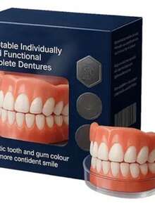 Upper And Lower Teeth Veneers, Comfortable And Flexible, Adjustable Dental Patches, Confident Smile - White - View 8
