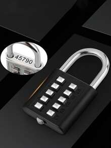 Digital Combination Lock, Keyless, Waterproof, Suitable For Suitcases, Pencil Cases, Backpacks, Cartoon Waterproof Padlock Suitable For Outdoor Travel, Student Dorms, Cabinets, Drawers, Helmets, Cabinets, Suitcases, Travel Accessories, School Gym Lockers, Sports Lockers, Fences, Toolboxes - Multicolor - View 5