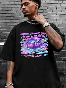 T-shirts för män - Svart - Visa 2
