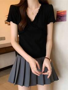 Women Tops - Black - View 5