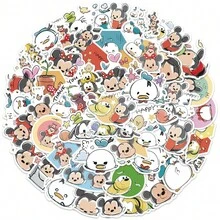 Disney 50 miếng dán hình chuột Mickey hoạt hình mini dễ thương, miếng dán vinyl đáng yêu phù hợp để dán lên laptop, bình nước, sổ tay, ốp điện thoại, vali, sổ kế hoạch, trang trí hàng ngày, quà Giáng sinh và sinh nhật. - 1 Set - Xem 7
