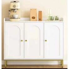 Credenza, Mobile Contenitore con 3 Ante, Credenza Multifunzionale con Ripiani Regolabili, Mobile da Soggiorno, Cucina, 30 x 100 x 80,5 cm - 1 - Visualizzare 3