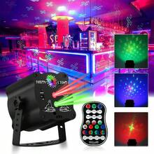 USB Powered Laser Lights, DJ Disco Stage Party Lights,Disco Dance Hall Lights,120 Lighting Effects, Projection Lights For Christmas And Halloween Decoration, Voice Controlled Strobe Projectors, Karaoke Bars, KTV, Dance Gifts, Birthdays And Weddings - 彩色光 - 查看 1