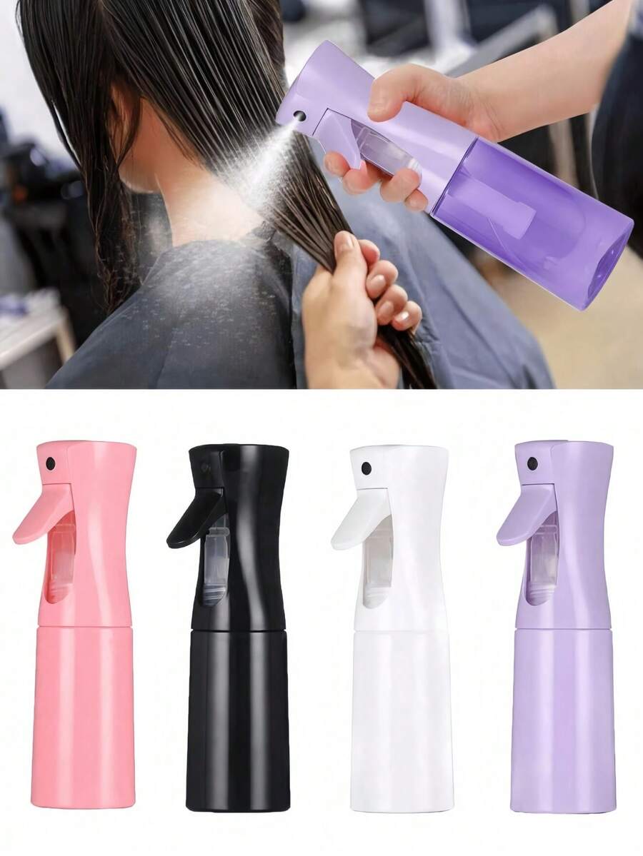 1个200毫升/300毫升可重复灌装细雾喷雾瓶，适用于化妆品、美容院、美发、家居清洁、园艺、护肤、身体护理及其他需要持续喷雾的场合。 - 彩色 - 查看 1