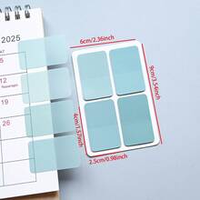 80 Mini Sticky Notes, 4 Colors. Portable Student Note-Taking Sticky Notes, Self-Adhesive And Easy To Use, Suitable For Office, Home, And School. Multiple Styles Available. A Handy Office Assistant, School Supplies, And A Must-Have For Back To School. - Square Sticky Note - View 14
