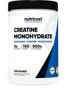 Nutricost Creatine Monohydrate Micronized Powder 500g (100 Servings) - Unflavored, Gym Essentials For Women & Men - Others - View 6