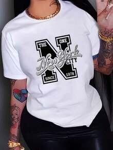 Women's 100% Cotton T-Shirt With A Fun Opossum Print "Sorry I Can't, I'm Dead" - Cute And Suitable For - Short-Sleeved Blouse With Opossum Print, Loose Fit, Machine Washable, Round Neck, For Everyday Wear And For Pet Lovers. - 白色 - 查看 1