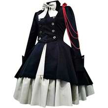 Stage Dance Wear - Women's Dress With Bow and Ruffles [blue] - View 8