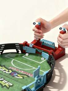 1 Set Children's Tabletop Football Game Toy, Desktop Game, Interactive Toy, Football Game, Football Toy, Two-Player Battle Game, Interactive Game Toy, Desktop Game, Children's Educational Toy, Party Gift, Birthday Gift, Christmas Gift - Multicolor - View 2