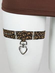 Leopard Wedding Bridal Garter Belts For Women, Gift For Women Wedding Accessories, Party Wear- Y2K Style For Daily Wear/ Gatherings, Perfect Family/ Holiday Gift - A - View 2