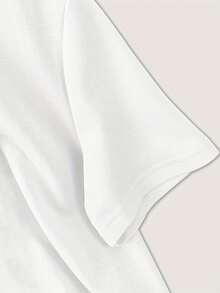 Camiseta de Espionaje - Diseño de Ratón Espía y Lupa - Manga Corta y Cuello Redondo - Top Casual de Verano para Fiestas Temáticas y Ropa casual - - Blanco - Ver 4