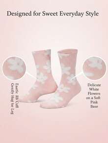 1/5 Pairs Women's Thin Combed Cotton Socks For Spring And Summer, Color-Blocked, Seamless, Striped, Versatile Style - Multicolor - View 4