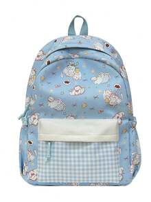 New Cartoon Cute Stylish Minimalist Casual Travel Backpack, Large Capacity Multi-Function Suitable For Various Occasions, Kawaii - Multicolor - View 14