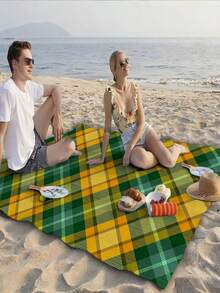 1pc Foldable Thin Outdoor Picnic Mat, Easy To Store, Suitable For Park Lawn, Beach, Camping, Hiking, Outdoor Gathering, Family Leisure, And More Scenarios, All Season Use - D - View 18