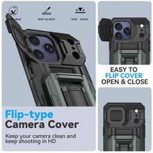 17 Pro Max Wallet Case [Holds 3-4 Cards][Kickstand Function][Full Camera Protection][Military-Grade Drop Protection] Rugged Phone Case Compatible With Iphone 13Pro 14 15Plus16 17 Pro Max Air, Black - Hijau - View 6