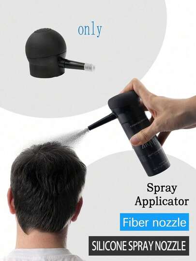 A Fiber Powder Hair Replenishment Nozzle, Hair Fiber Auxiliary Nozzle, Hairline Extender, Thick Hair Spray Gun
