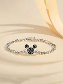 Một chiếc vòng tay Disney Mickey Mouse tối giản, thời trang, đến từ thương hiệu phụ kiện thanh lịch châu Âu, phù hợp để đeo dự tiệc và làm quà tặng. - Nhiều màu - Xem 6