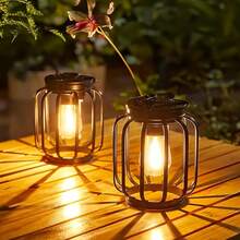 1 Buah Lentera Gantung Tenaga Surya, Lampu Kolom LED Luar Ruangan Tahan Air, Lampu Gantung Desain Minimalis, Nyala Mati Otomatis, Cahaya Hangat, untuk Taman Halaman Pohon Teras Jalan Setapak, Dekorasi Pesta Hari Raya & Hadiah - Berbagai spesifikasi - View 10