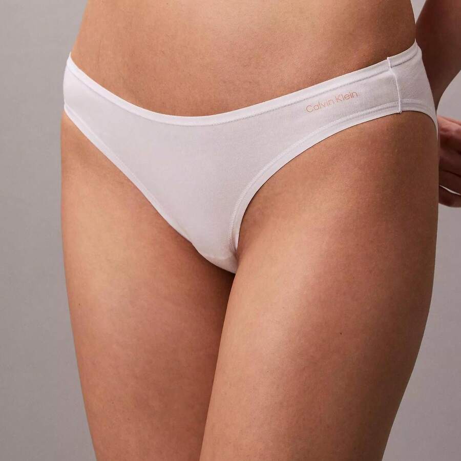 Calvin Klein Ideal Cotton Bikini QD5126 Underwear Women Panties - 白色 - 查看 1