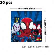 Hasbro Superhero Children's Birthday Party Decorations, Includes Banner, Paper Plates, Napkins, Tablecloth, Utensils And Other Party Decor Items - Multicolor - View 12