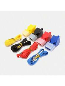 4pcs/Set Referee Whistles With Teeth Protection For Basketball, Football, Sports Training - Multicolor - View 8