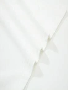 Women's Round Neck T-Shirt With Letter And Anime Print, Simple Design, Comfortable And Breathable, Suitable For Sports, Casual And Everyday Wear, A Must-Have For Summer Parties, Local Shipping, With Anthropomorphic Apple Heart Sticker - Unisex Loose Cotton Short Sleeve Round Neck T-Shirt, Urban Vintage Style. - 白色 - 查看 4